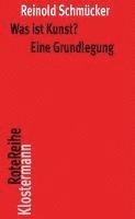 Reinold Schmucker - Was Ist Kunst? Eine Grundlegung, Häftad