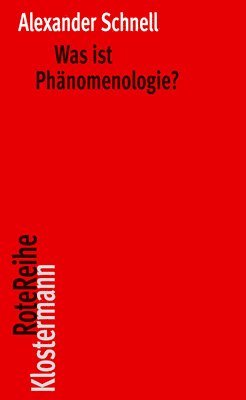 Alexander Schnell - Was Ist Phanomenologie?, Häftad