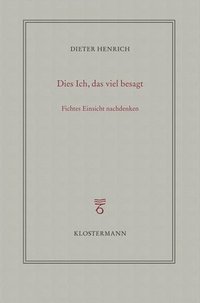 bokomslag Dies Ich, das viel besagt