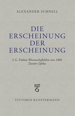 bokomslag Die Erscheinung der Erscheinung