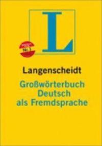 bokomslag Langenscheidts Grossworterbuch Deutsch als Fremdsprache