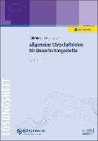 bokomslag Allgemeine Wirtschaftslehre für Steuerfachangestellte - Lösungsheft