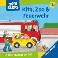bokomslag ministeps: Mein erster Bücher-Würfel: Kita, Zoo und Feuerwehr (Bücher-Set)