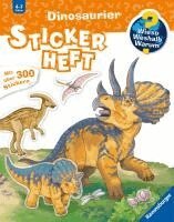Dinosaurier Stickerheft, Häftad