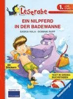bokomslag EIN NILPFERD IN DER BADEWANNE - Leserabe 1. Klasse - Erstlesebuch für Kinder ab 6 Jahren