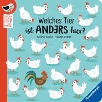 bokomslag Welches Tier ist anders hier? - Unterschiede finden mit lustigen Tieren für Kinder ab 18 Monaten