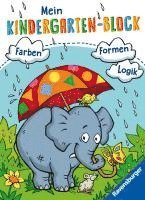 bokomslag Ravensburger Mein Kindergarten-Block - Farben, Formen, Logik- Rätselspaß für Kindergartenkinder ab 5 Jahren - Förderung von Logik, Aufmerksamkeit und Ausdauer