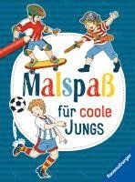 bokomslag Malspaß für coole Jungs ab 4 Jahren