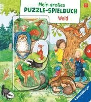 bokomslag Mein großes Puzzle-Spielbuch: Wald