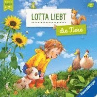 bokomslag Lotta liebt die Tiere - Sach-Bilderbuch über Tiere ab 2 Jahre, Kinderbuch ab 2 Jahre, Sachwissen, Pappbilderbuch