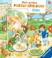 Mila Rulff - Mein großes Puzzle-Spielbuch - Ostern, Kartonnage