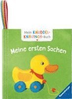 Mein Knuddel-Knautsch-Buch: Meine ersten Sachen; weiches Stoffbuch, waschbares Badebuch, Babyspielzeug ab 6 Monate 1