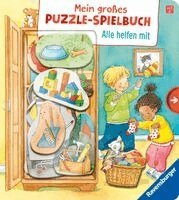 Mila Rulff - Mein großes Puzzle-Spielbuch - Alle helfen mit, Kartonnage