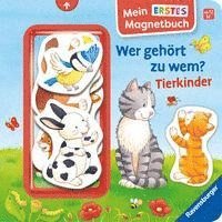 bokomslag Mein erstes Magnetbuch - Wer gehört zu wem? Tierkinder