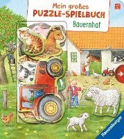 Mein großes Puzzle-Spielbuch Bauernhof, Kartonnage