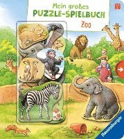 Mein großes Puzzle-Spielbuch Zoo 1