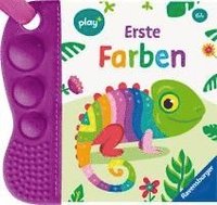 bokomslag Ravensburger Play+ flip&pop: Erste Farben (Mein allererstes Beißbuch), Baby-Buch ab 6 Monate