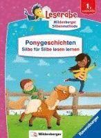 bokomslag Ponygeschichten - Silbe für Silbe lesen lernen - Leserabe ab 1. Klasse - Erstlesebuch für Kinder ab 6 Jahren