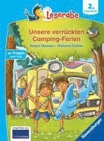 bokomslag Leserabe 2. Lesestufe - Unsere verrückten Camping-Ferien