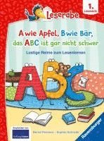 bokomslag A wie Apfel, B wie Bär, das ABC ist gar nicht schwer - Lustige Reime zum Lesenlernen - Erstlesebuch - Kinderbuch ab 6 Jahren - Lesen lernen 1. Klasse Jungen und Mädchen (Leserabe 1. Klasse)