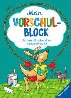 Ravensburger Mein Vorschul-Block - Zahlen, Buchstaben, Konzentration - Rätselspaß für Vorschulkinder ab 5 Jahren - Vorbereitung auf Schule 1