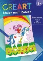 bokomslag Ravensburger CreArt Malen nach Zahlen ab 5: Regenbogenland, Malbuch, 24 Motive