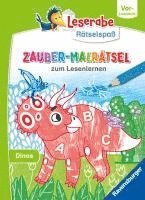 bokomslag Leserabe Rätselspaß Zauber-Malrätsel zum Lesenlernen: Dinos (Vor-Lesestufe)