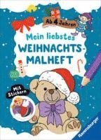 bokomslag Mein liebstes Weihnachtsmalheft mit Stickern ab 4