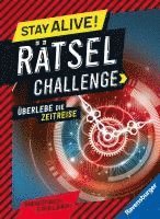 bokomslag Ravensburger Stay alive! Rätsel-Challenge - Überlebe die Zeitreise - Rätselbuch für Gaming-Fans ab 8 Jahren