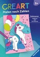 bokomslag Ravensburger CreArt Malen nach Zahlen ab 5: Zauberponys, Malbuch, 24 Motive