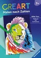 bokomslag Ravensburger CreArt Malen nach Zahlen ab 7: Wilde Tiere, Malbuch, 24 Motive