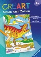 Ravensburger CreArt Malen nach Zahlen ab 7: Dinosaurier, Malbuch, 24 Motive 1