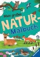 bokomslag Ravensburger Mein großes Natur-Malbuch - heimische Waldtiere, Meerestiere, Vögel und Pflanzen zum Ausmalen und spannenden Fakten
