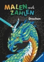 bokomslag Ravensburger Malen nach Zahlen Drachen - 32 Motive abgestimmt auf Buntstiftsets mit 24 Farben (Stifte nicht enthalten) - Malbuch mit nummerierten Ausmalfeldern für fortgeschrittene Fans der Reihe