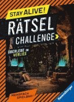 bokomslag Ravensburger Stay alive! Rätsel-Challenge - Überlebe im Verlies - Rätselbuch für Gaming-Fans ab 8 Jahren