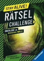 bokomslag Ravensburger Stay alive! Rätsel-Challenge - Überlebe im magischen Wald - Rätselbuch für Gaming-Fans ab 8 Jahren