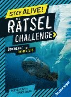 bokomslag Ravensburger Stay alive! Rätsel-Challenge - Überlebe im ewigen Eis - Rätselbuch für Gaming-Fans ab 8 Jahren