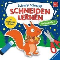 bokomslag Ravensburger Schnipp-Schnapp Schneiden lernen Weihnachten - Schneiden und Kleben ab 3 Jahren - Block mit Belohnungsstickern und Profi-Urkunde - Perforierte Seiten