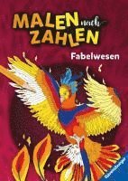 Ravensburger Malen nach Zahlen Fabelwesen - 32 Motive abgestimmt auf Buntstiftsets mit 24 Farben (Stifte nicht enthalten) - Malbuch mit nummerierten Ausmalfeldern für fortgeschrittene Fans der Reihe