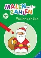 bokomslag Malen nach Zahlen ab 3 Jahren - Weihnachten für kleine Künstler