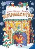 bokomslag Malen - Rätseln - Basteln: Weihnachten