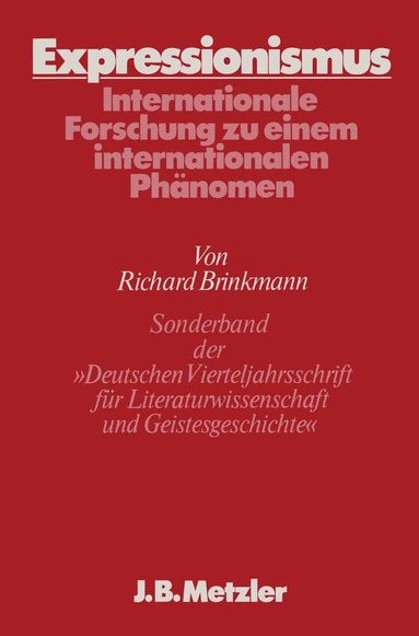 Richard Brinkmann, Brinkmann - Expressionismus, Inbunden