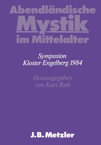Kurt Ruh - Abendländische Mystik im Mittelalter, Inbunden