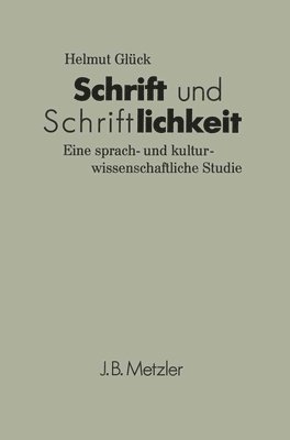 bokomslag Schrift und Schriftlichkeit