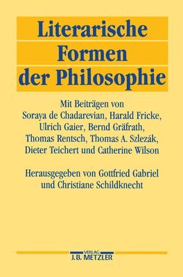 Literarische Formen der Philosophie 1