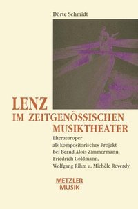 bokomslag Lenz im zeitgenssischen Musiktheater