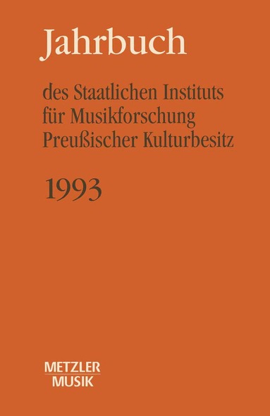 Günther Wagner - Jahrbuch des Staatlichen Instituts für Musikforschung (SIM) Preussischer Kulturbesitz, 1993, Häftad