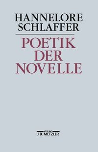 bokomslag Poetik der Novelle