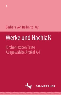 Werke und Nachla 1