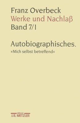 bokomslag Franz Overbeck: Werke und Nachlaß
